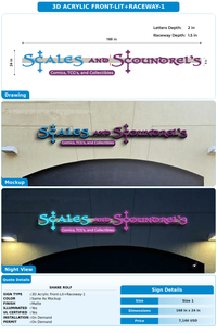 CUSTOM MOCKUP SIGN FOR Shane Rolf