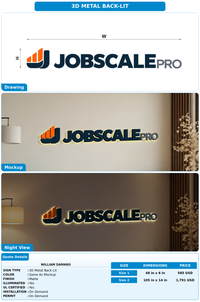 CUSTOM MOCKUP SIGN FOR William DAmaro