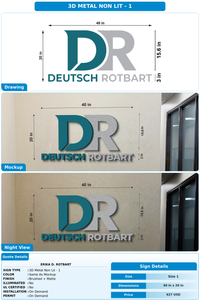 CUSTOM MOCKUP SIGN FOR Erika D. Rotbart