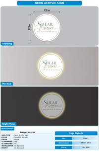 CUSTOM MOCKUP SIGN FOR Rebecca Mercier