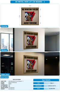 CUSTOM MOCKUP SIGN FOR Erica McGraw