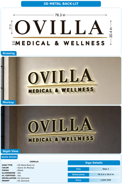 CUSTOM MOCKUP SIGN FOR Camilla
