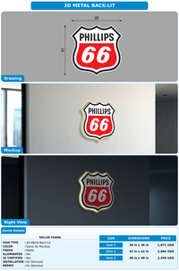 CUSTOM MOCKUP SIGN FOR Taylor Frank