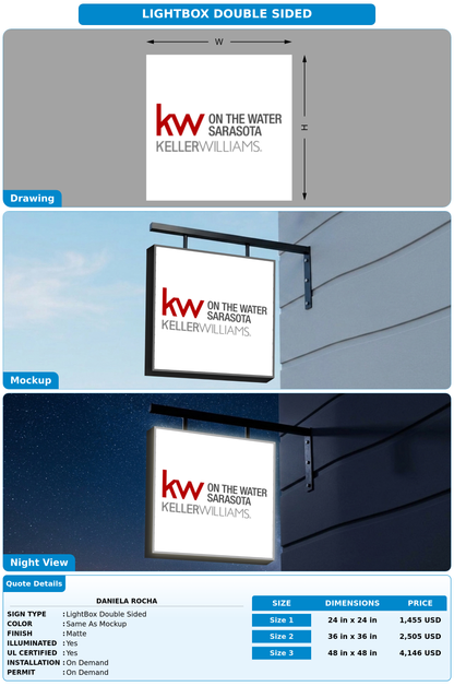 CUSTOM MOCKUP SIGN FOR Daniela Rocha