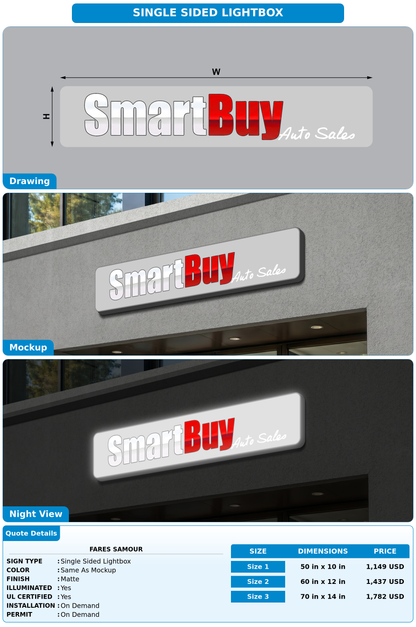 CUSTOM MOCKUP SIGN FOR Fares Samour