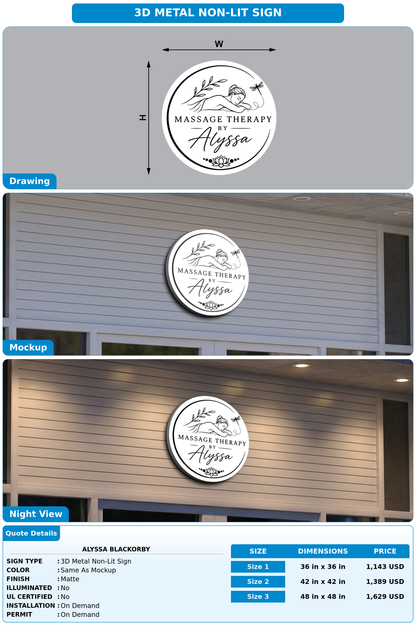 CUSTOM MOCKUP SIGN FOR Alyssa Blackorby