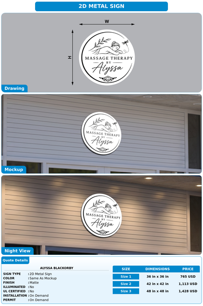 CUSTOM MOCKUP SIGN FOR Alyssa Blackorby