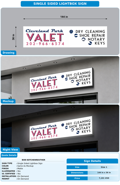 CUSTOM MOCKUP SIGN FOR Bob Kotchenreuther
