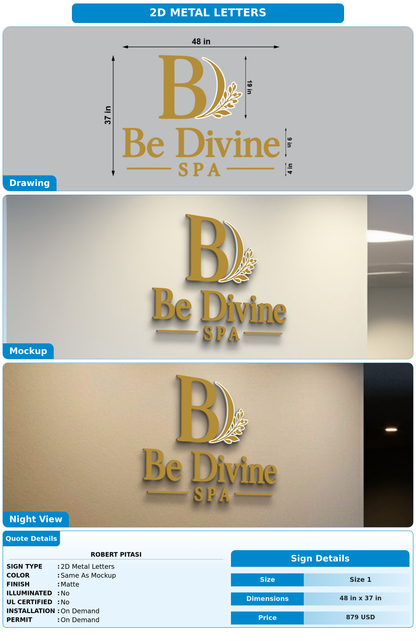 CUSTOM MOCKUP SIGN FOR Robert Pitasi
