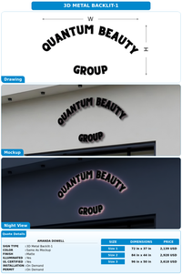 CUSTOM MOCKUP SIGN FOR Amanda Dowell
