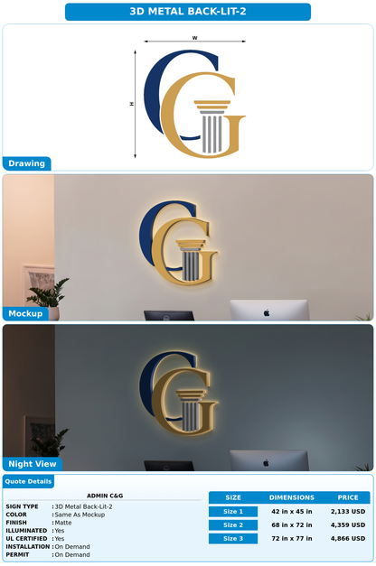 CUSTOM MOCKUP SIGN FOR Admin C&G