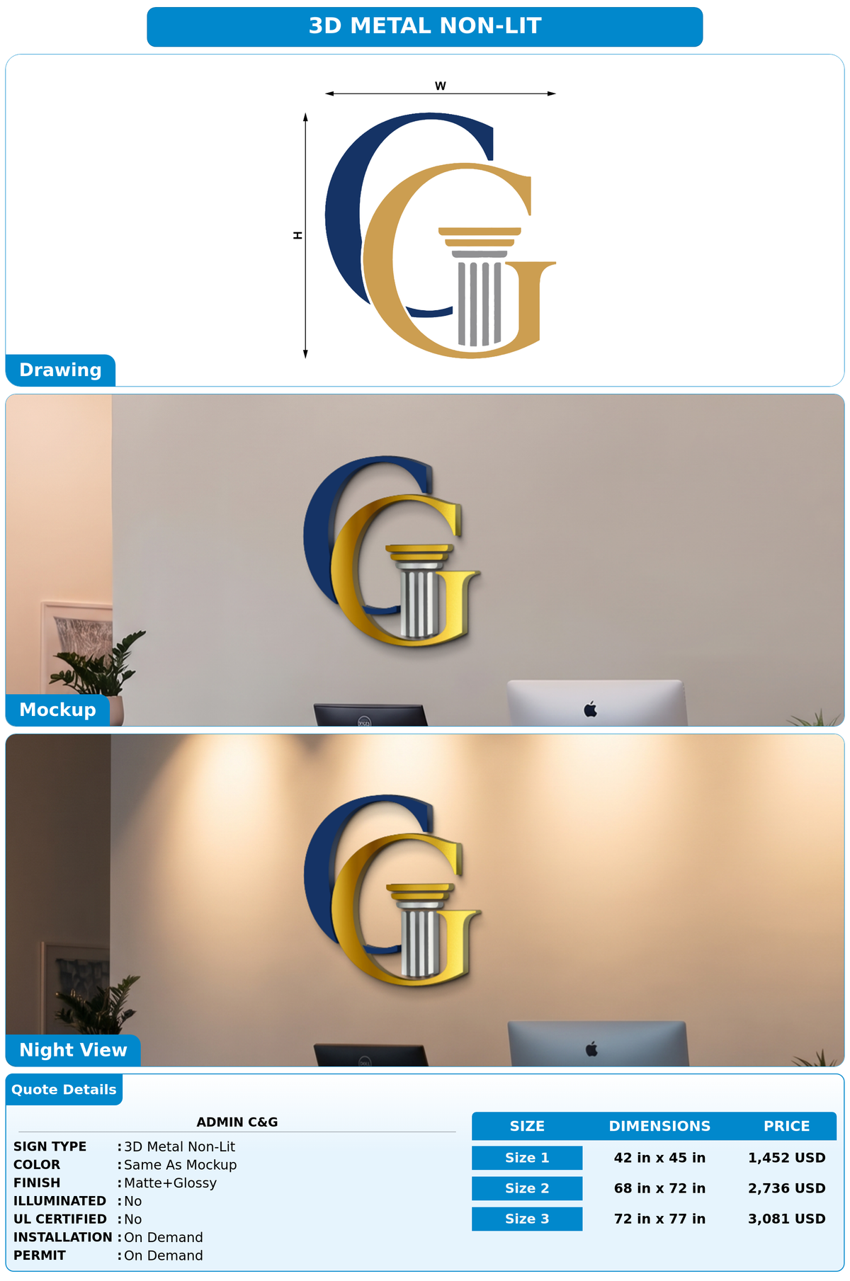 CUSTOM MOCKUP SIGN FOR Admin C&G