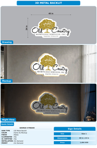 CUSTOM MOCKUP SIGN FOR George H Pingho