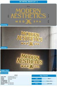 CUSTOM MOCKUP SIGN FOR Leslie