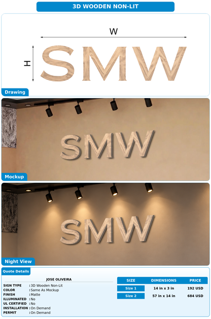 CUSTOM MOCKUP SIGN FOR Jose Oliveira