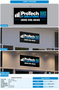 CUSTOM MOCKUP SIGN FOR Gregory Shalhoub