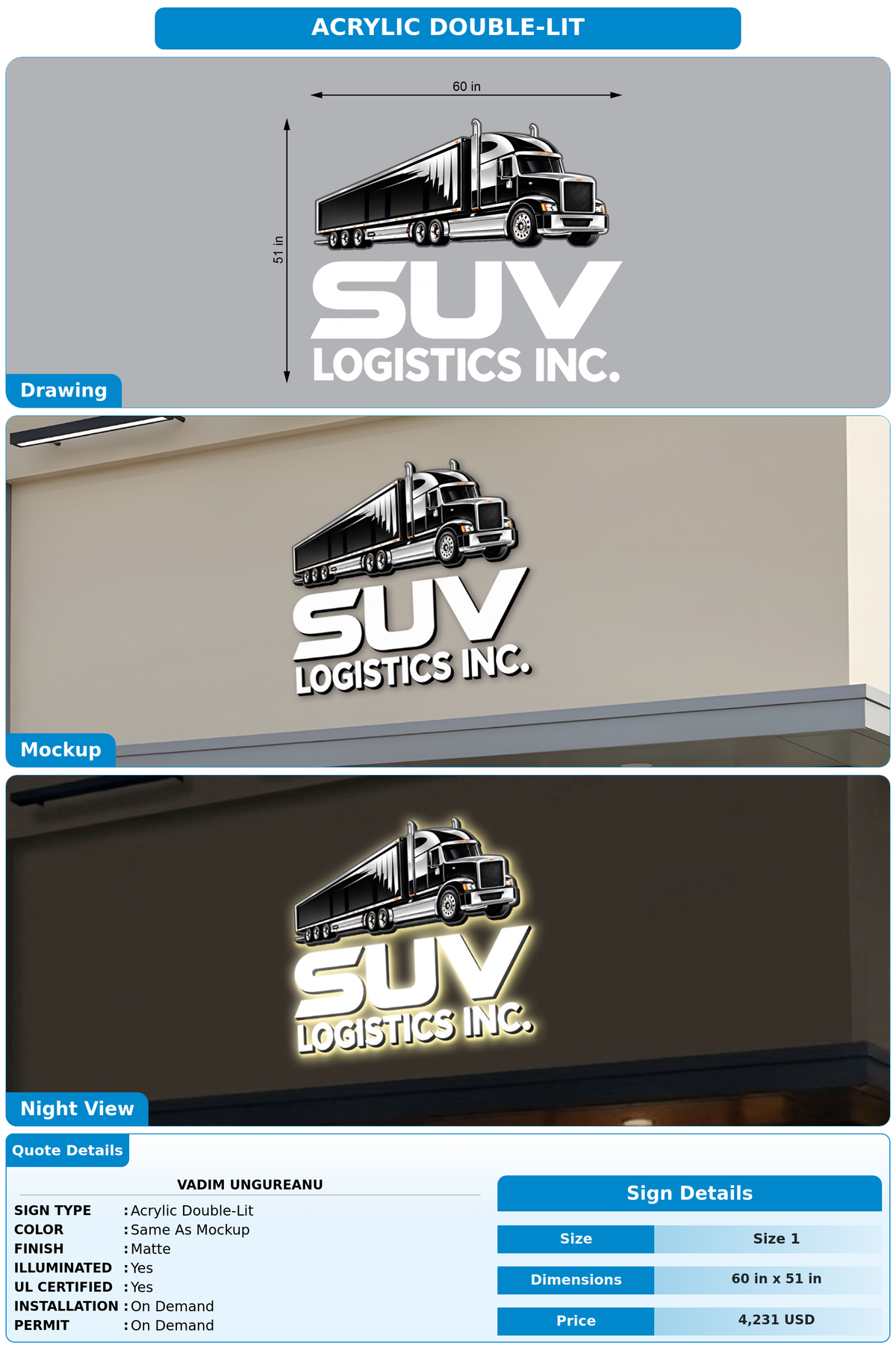 CUSTOM MOCKUP SIGN FOR Vadim Ungureanu