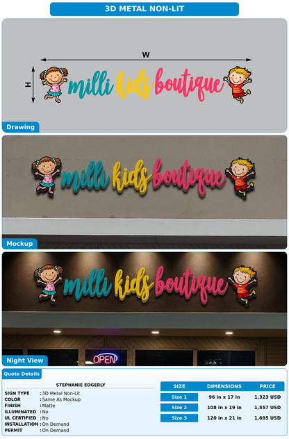 CUSTOM MOCKUP SIGN FOR Stephanie Edgerly