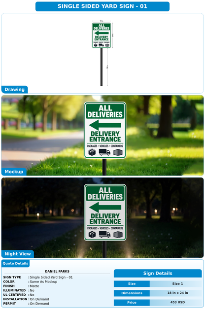 CUSTOM MOCKUP SIGN FOR Daniel Parks