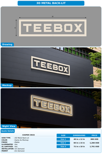 CUSTOM MOCKUP SIGN FOR Cooper Crick