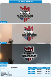 CUSTOM MOCKUP SIGN FOR Melva Mendez