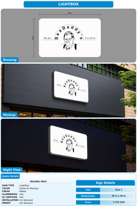 CUSTOM MOCKUP SIGN FOR Michael Pace