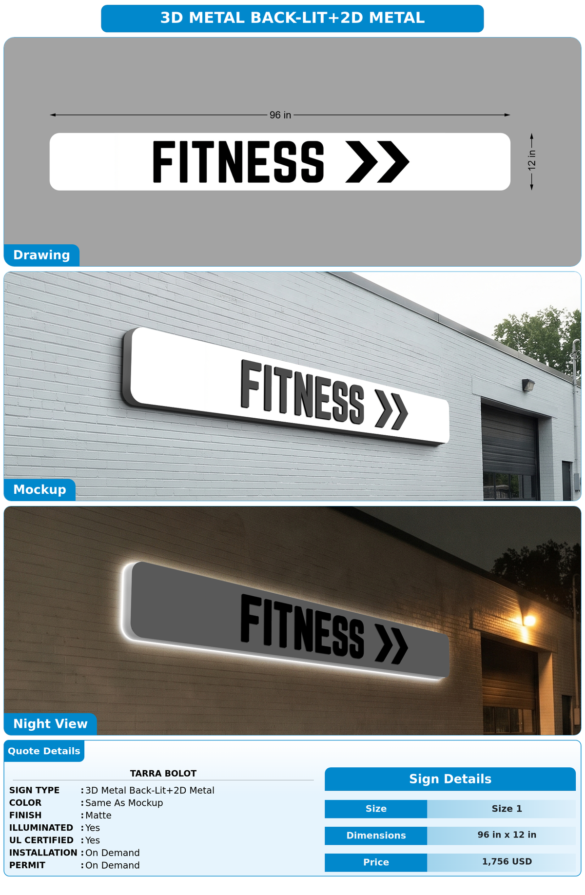 CUSTOM MOCKUP SIGN FOR Tarra Bolot