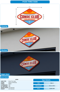 CUSTOM MOCKUP SIGN FOR Leigh