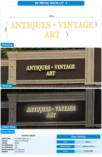CUSTOM MOCKUP SIGN FOR Ashten Lebeau