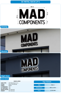 CUSTOM MOCKUP SIGN FOR David Lopez