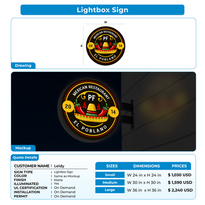 Custom Signs for Leidy