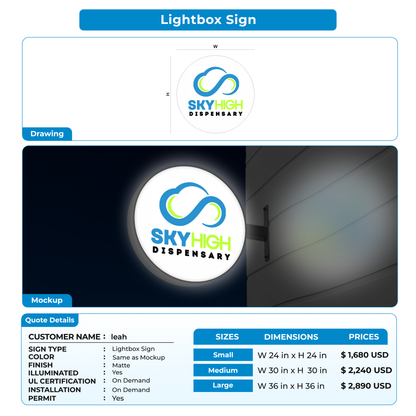 Business Signs for leah