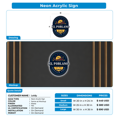 Custom Signs for Leidy