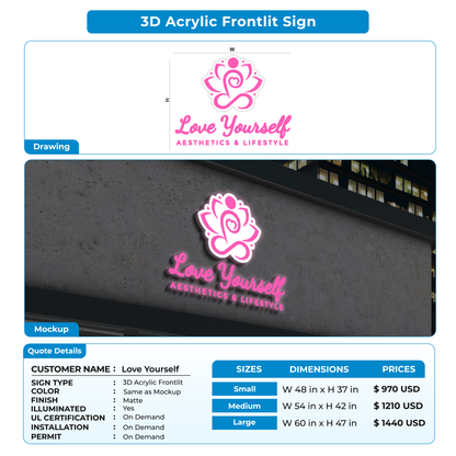 Business Signs for Love Yourself