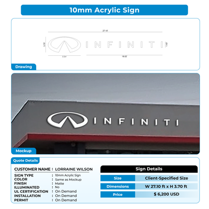Custom Signs for LORRAINE WILSON