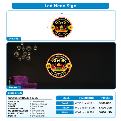 Custom Signs for Leidy
