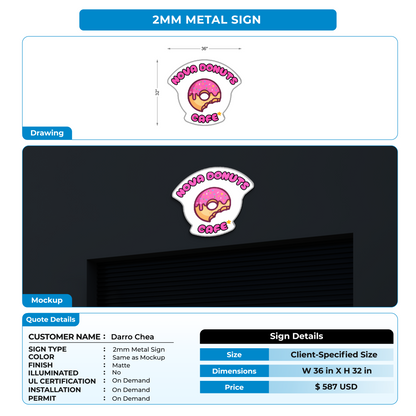 Custom Sign For Darro Chea