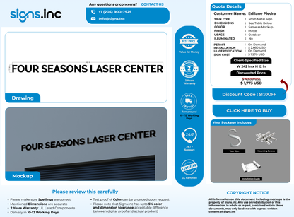 3D Metal Non Lit For Edilane Piedra