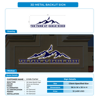 Custom signs for Linda Carter