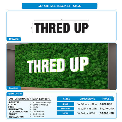CUSTOM MOCKUP SIGN FOR Evan Lambert