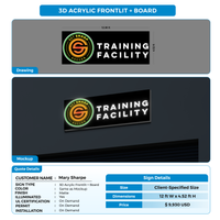 CUSTOM MOCKUP SIGN FOR Mary Sharpe