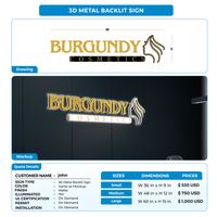 Business signage for john