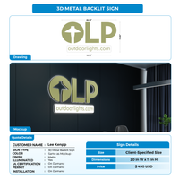 Business signage for Lee Kenpp