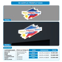 Business signage for Cherry Lyn Salaguste