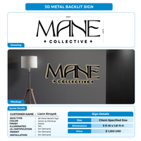 Business signage for Liann Stroyek