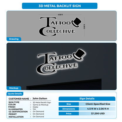 Business signage for John Dalton