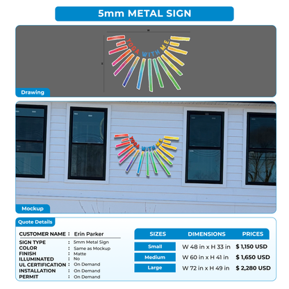 Business Signage for Erin Parker