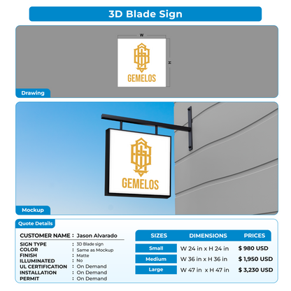 custom signs for Jason Alvarado