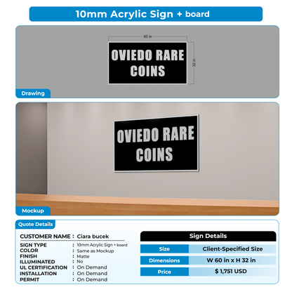 custom signs for Ciara bucek