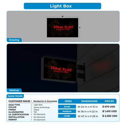 custom signs for Norberto A Gonzalez